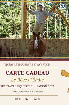 Carte cadeau – Spectacle équestre 2027